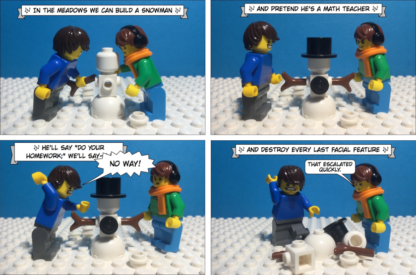 Lego Comic #250 - Snowman