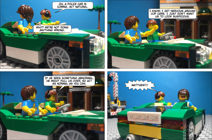 Lego Comic #321 - Police Car