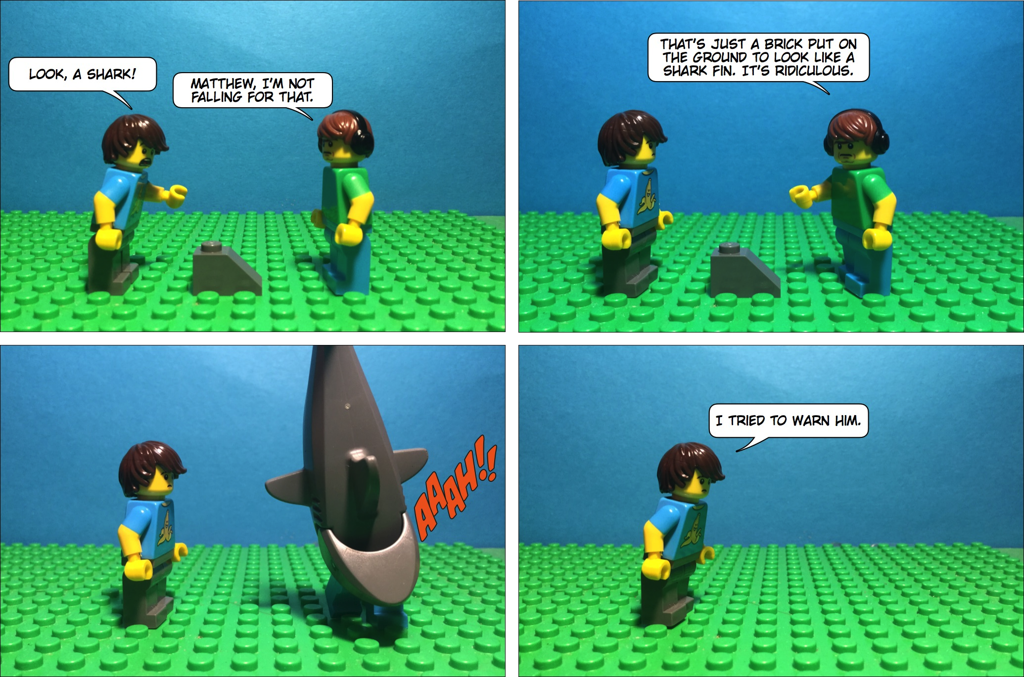 Lego Comic #356 - Shark Fin