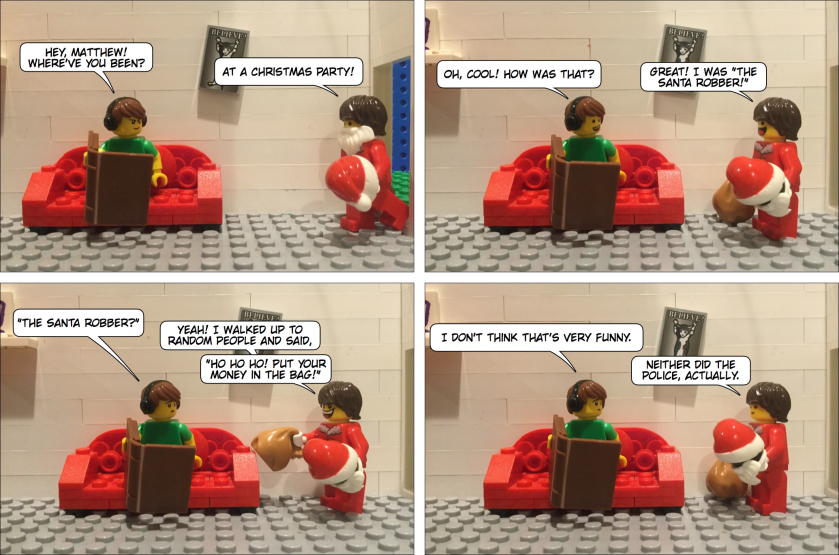 Lego Comic #446 - Christmas Party